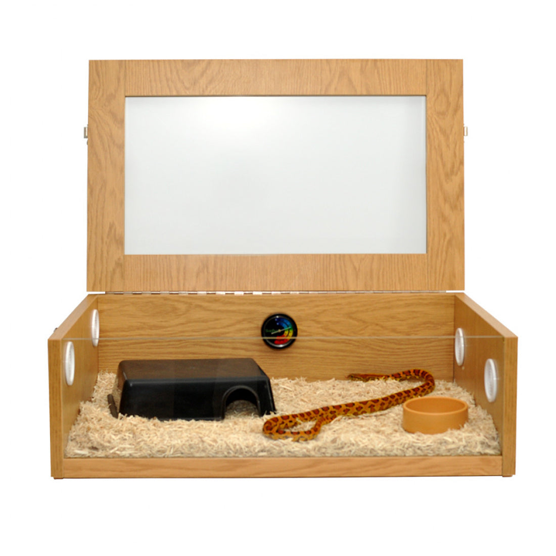 HabiStat Hatchling Snake Complete Starter Kit Oak Terrainium