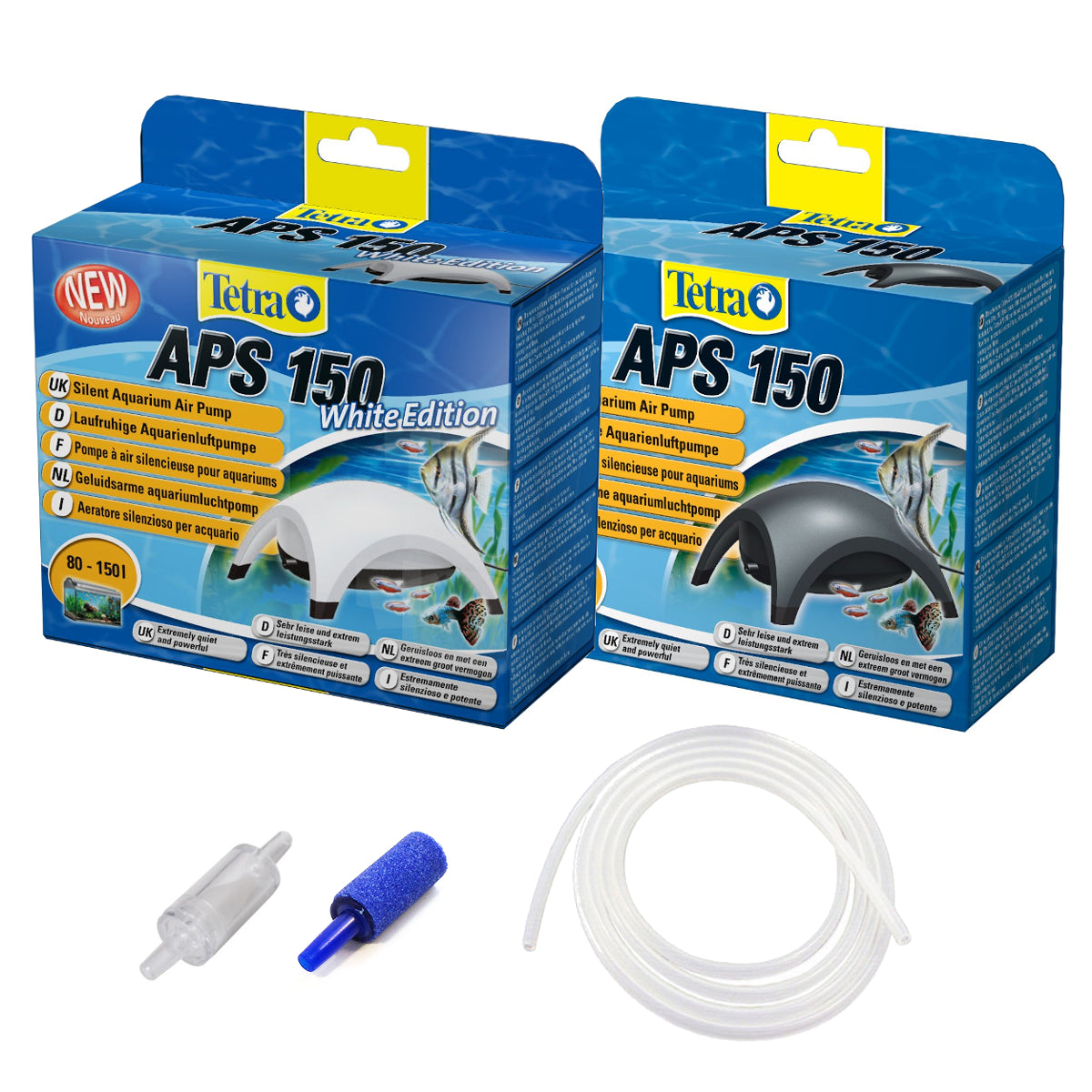 Tetra Aquarium Air Pump APS150 150L/h Tanks <150L
