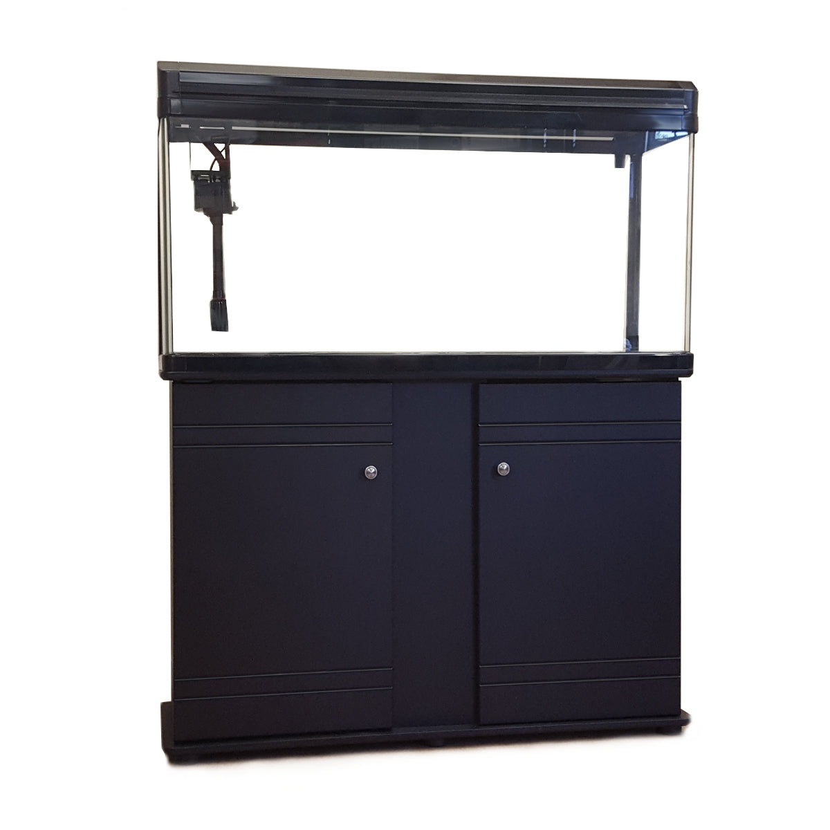 BOYU Aquarium Fish Tank & Cabinet 100cm 150L Black / White