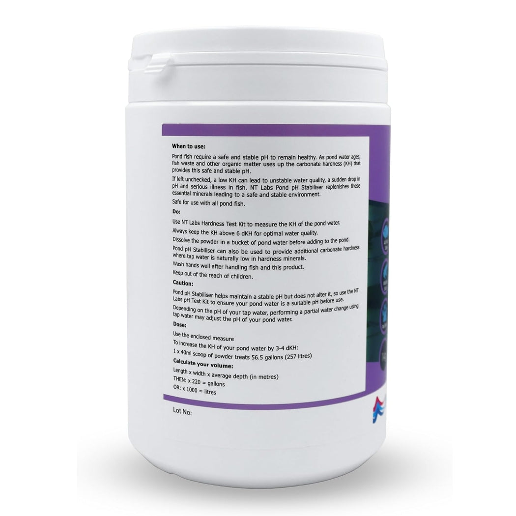 NT Labs Pond pH Stabiliser Water Hardness Powder 1kg