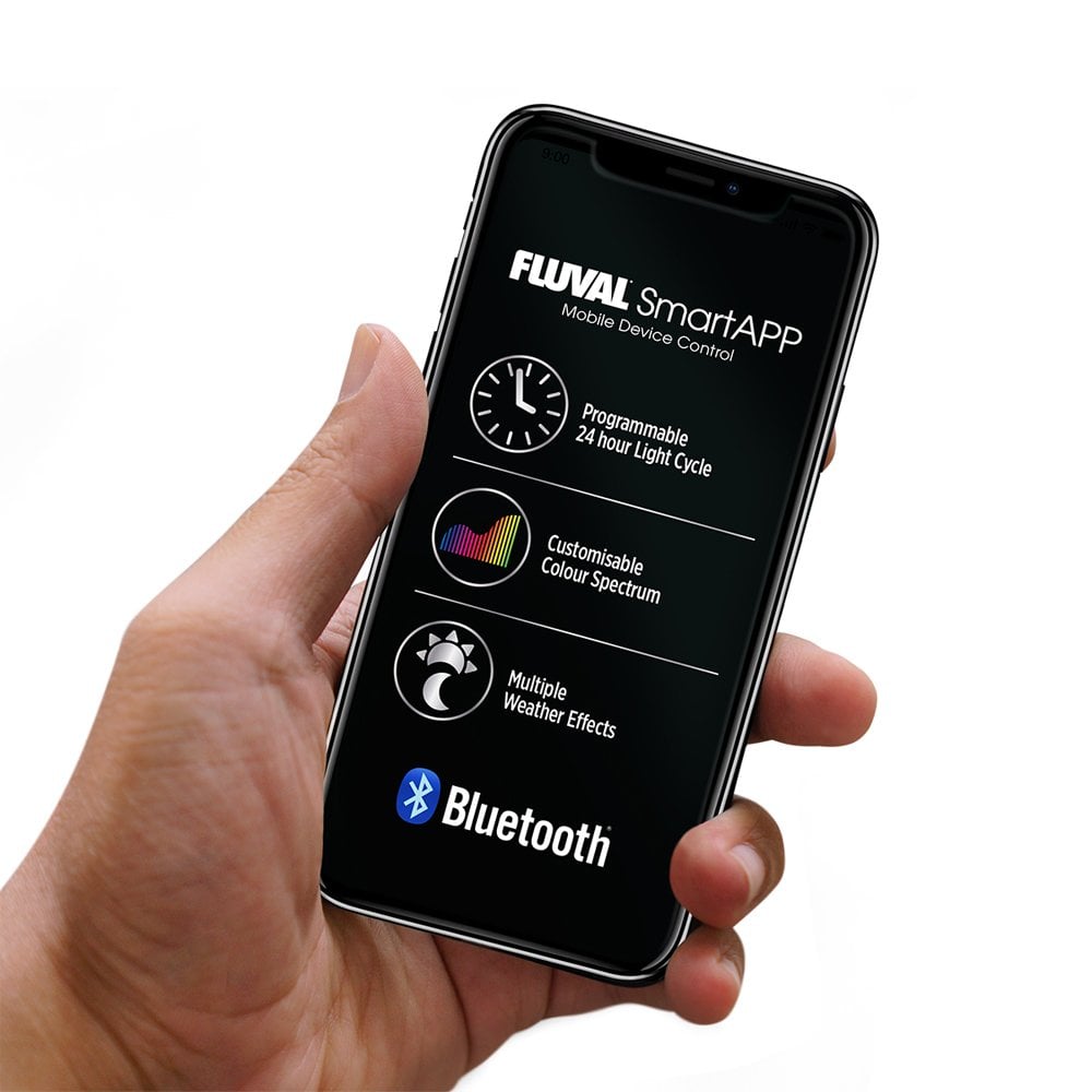 Fluval Roma 125 Aquarium & Cabinet with Bluetooth LED Lighting 4 Colours