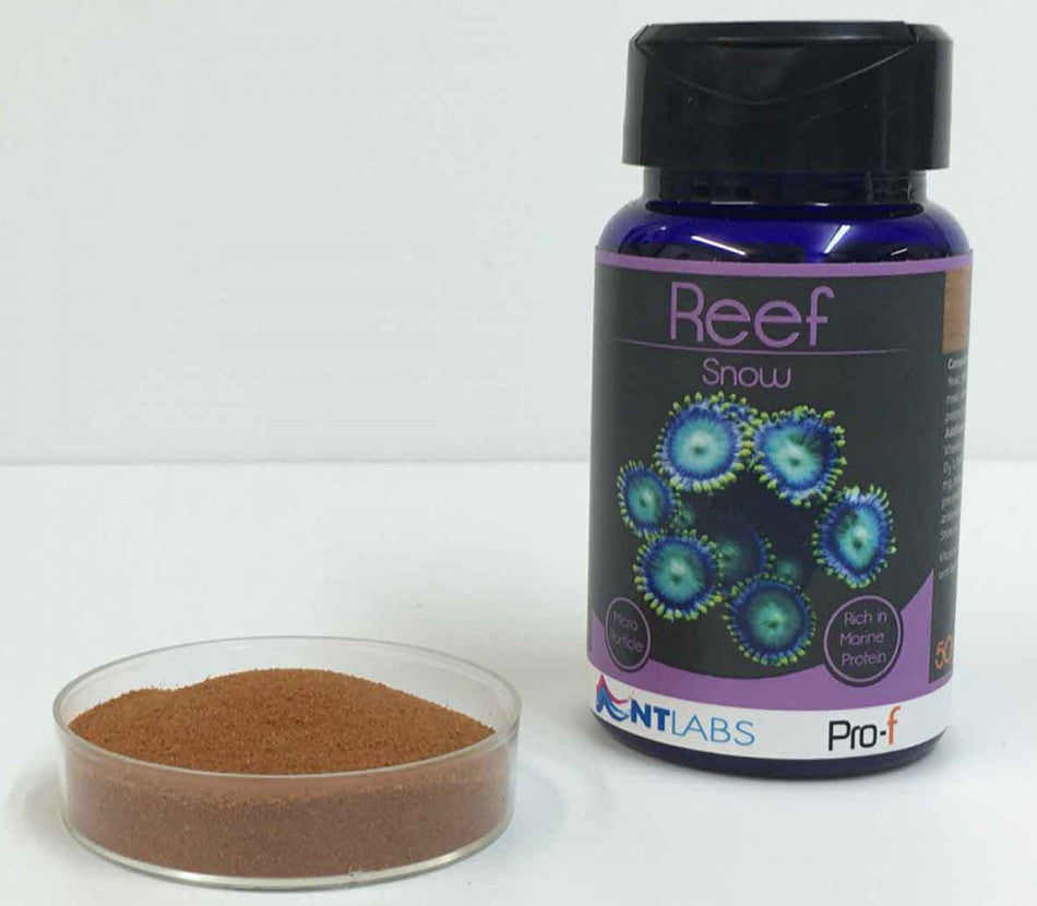 NT Labs Pro-f Reef Snow Food for Corals Clams & Tube Worms 50g