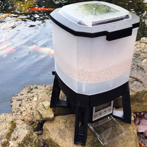 PondXpert Foodflinger Solar Automatic Fish Feeder