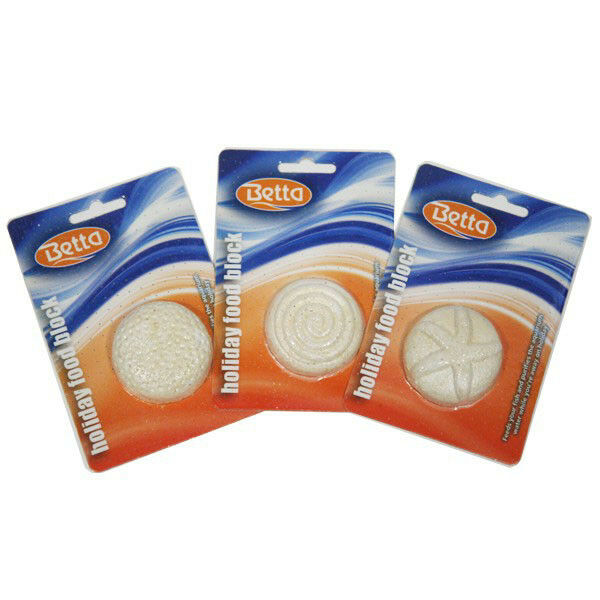 Betta Holiday Fish Food Blocks Real Aquatics