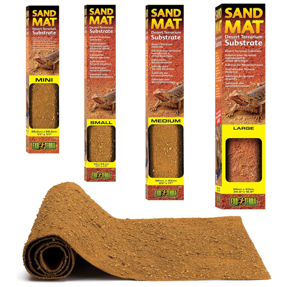 Exo Terra Sand Mats Natural Desert Flooring 4 Sizes