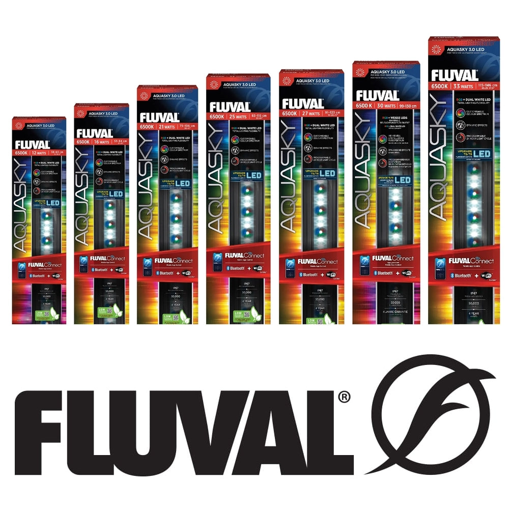Fluval Aquasky 3.0 LED Aquarium Lighting with WiFi & Bluetooth 7 Sizes