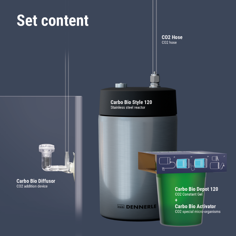 Dennerle Carbo Bio Style 120 Stainless Steel Reaction Chamber