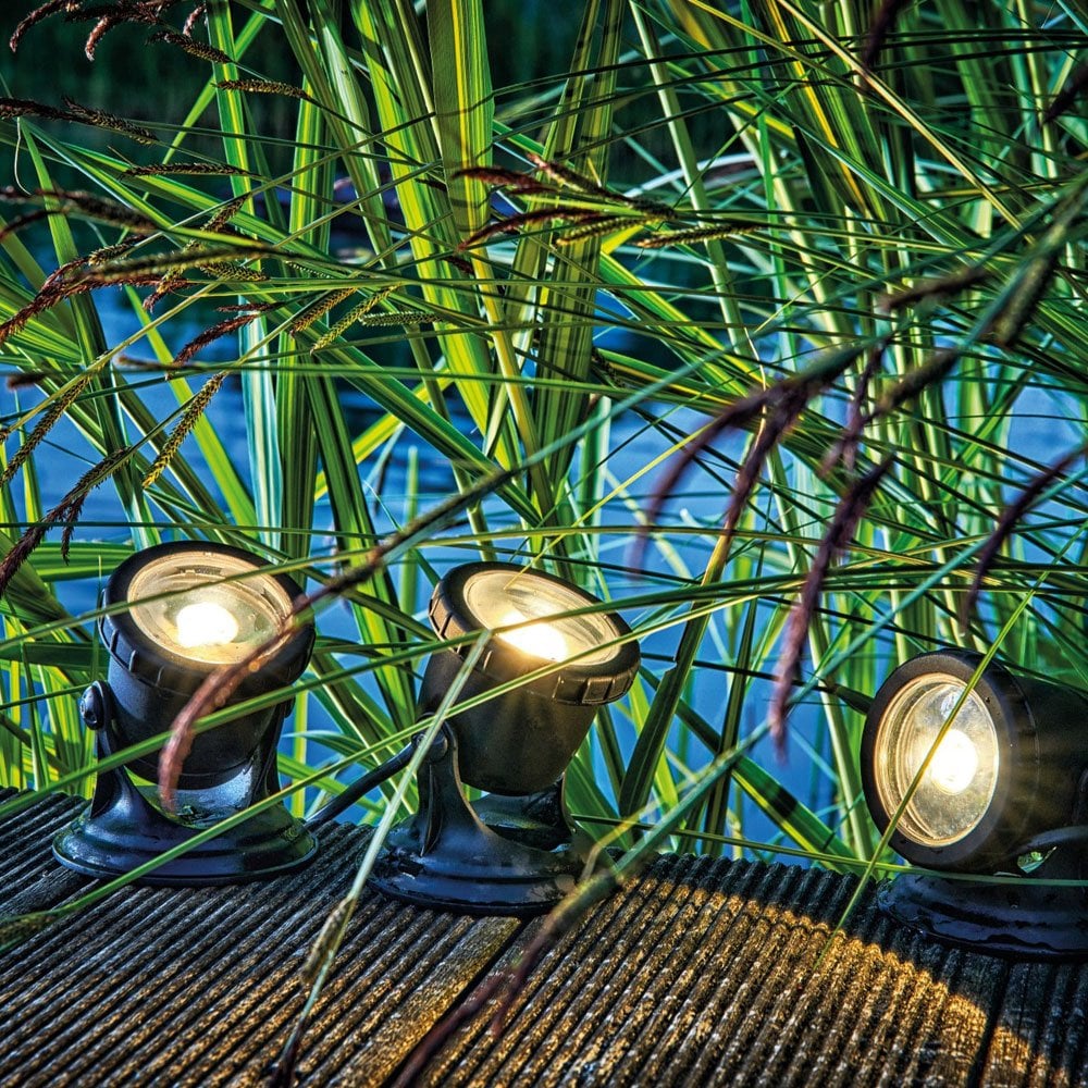 Pontec PondoStar LED Warm Pond & Garden Lighting Set of 3