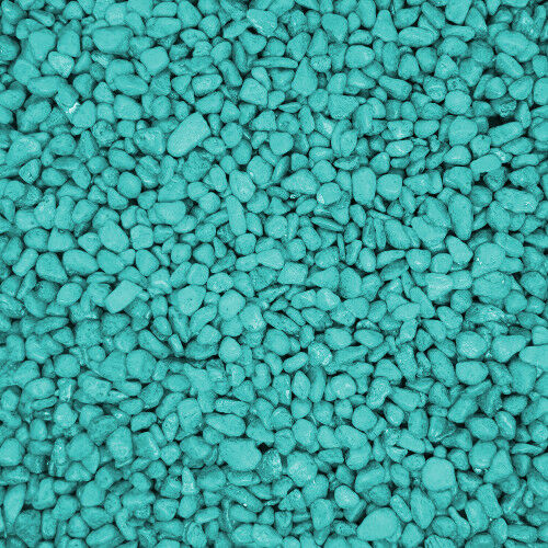 Aqua One Aquarium Fish Tank Coloured Gravel Aqua 7mm