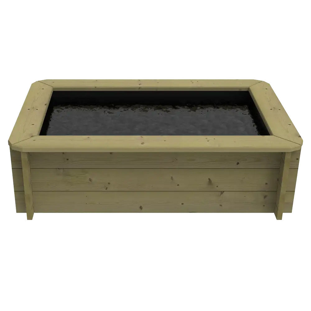 The Garden Timber Company Wooden Fish Ponds 1.5x1m 429mm Height 360L