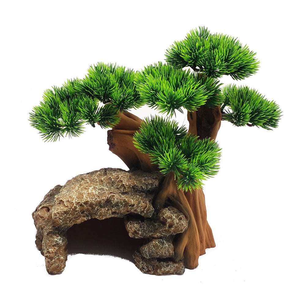 Aqua One Bonsai Tree with Cave 33cm