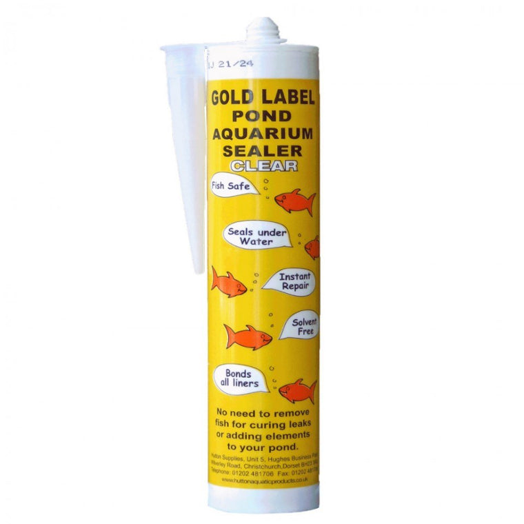 Gold Label Aquarium & Pond Sealer / Bonder Clear 290ml