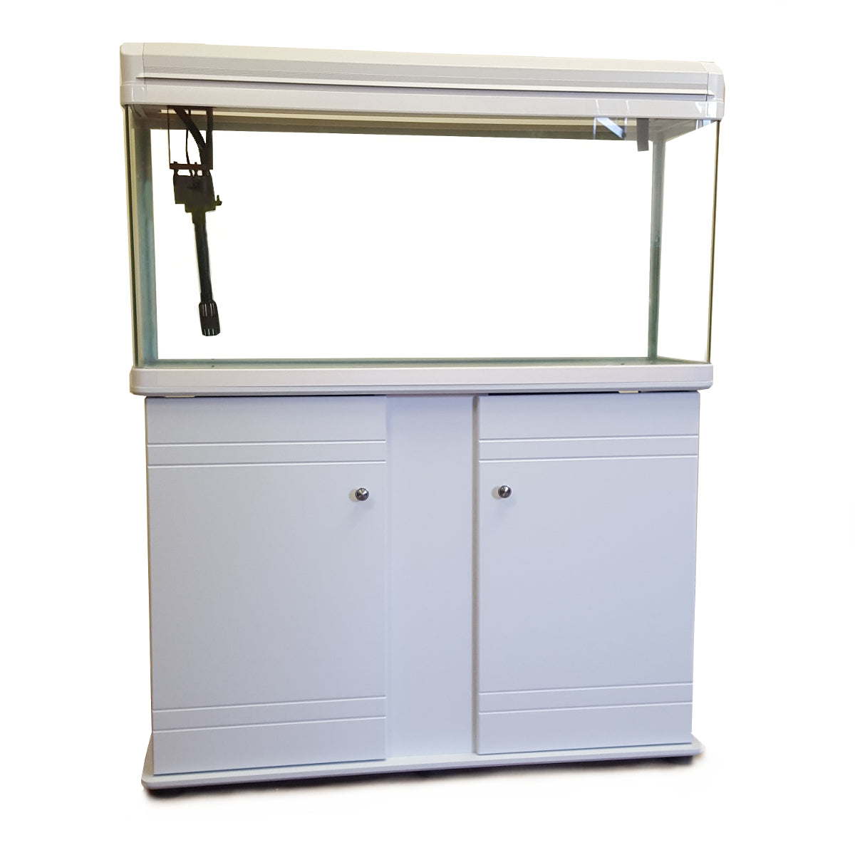 BOYU Aquarium Fish Tank & Cabinet 100cm 150L Black / White