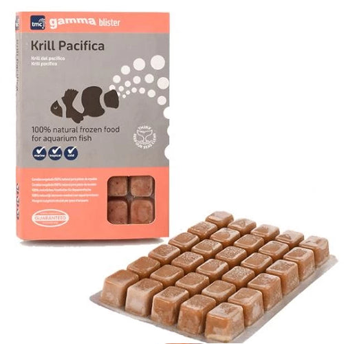 TMC Frozen Fish Food Gamma Blister Krill Pacifica 95g (Case of 10)