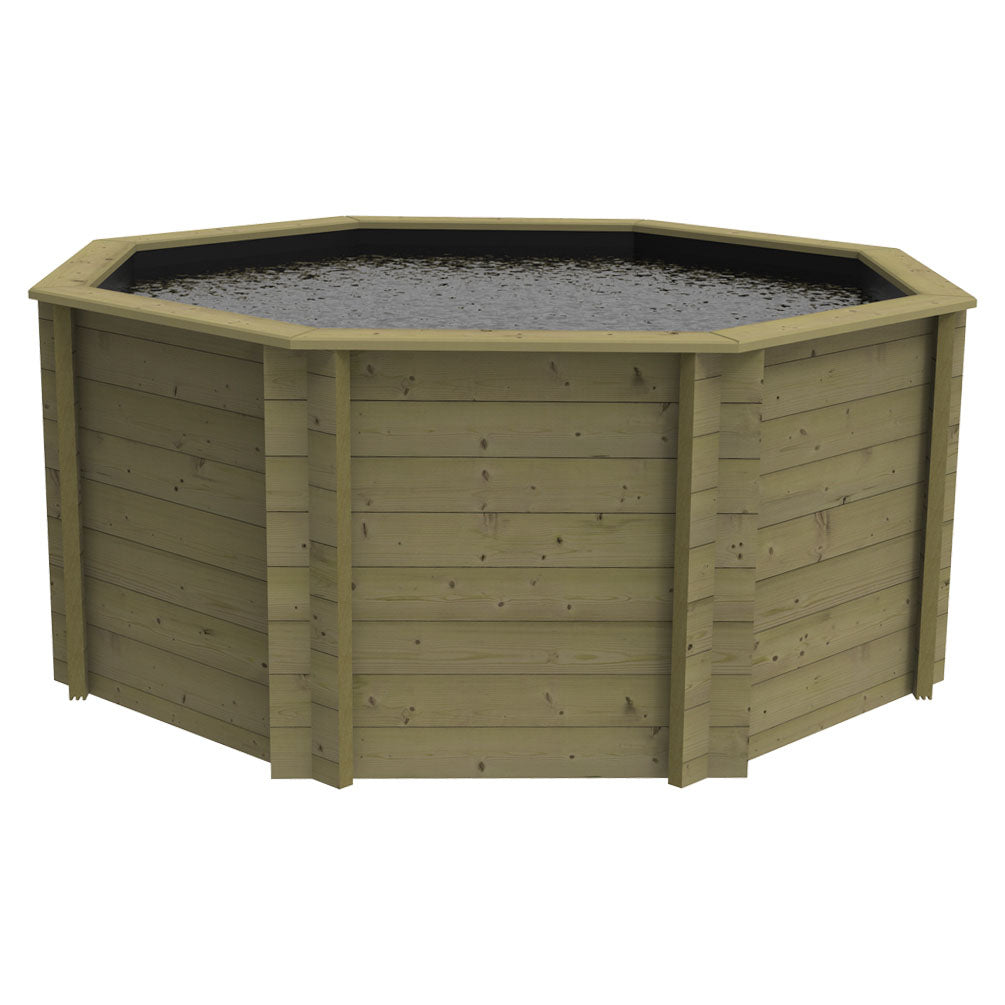 The Garden Timber Company Wooden Fish Ponds 8ft Octagonal 1099mm Height 4297L
