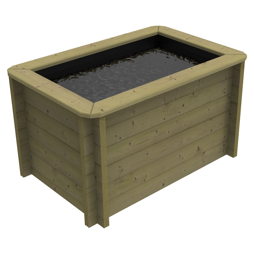 The Garden Timber Company Wooden Fish Ponds 1.5x1m 831mm Height 716L