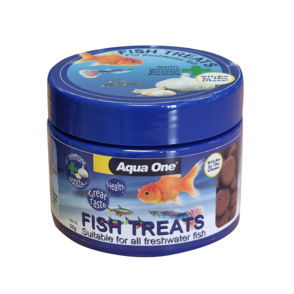 Aqua One Fish Treat Tablets with Garlic 55g
