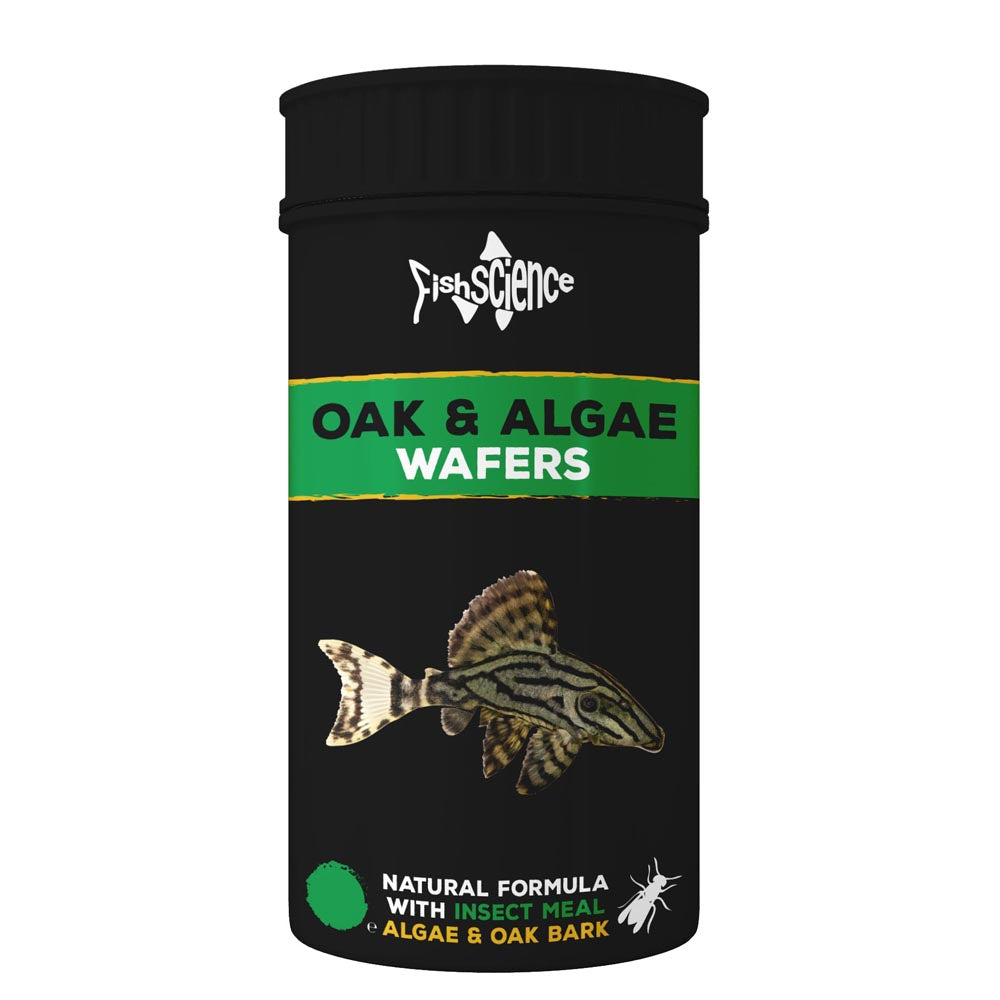 Fish Science Oak & Algae Wafers Insect Based Food 50/120g