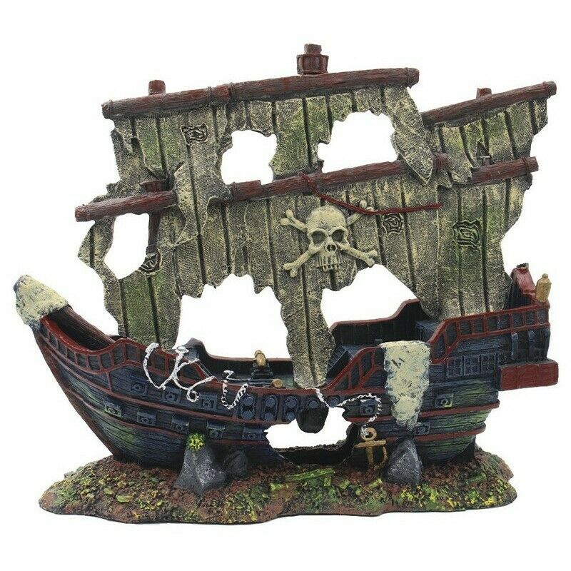 SuperFish Shipwreck Aquarium Ornament Large