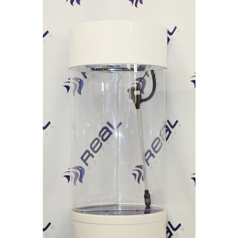 Column Aquarium Fish Tank Gloss White 147L