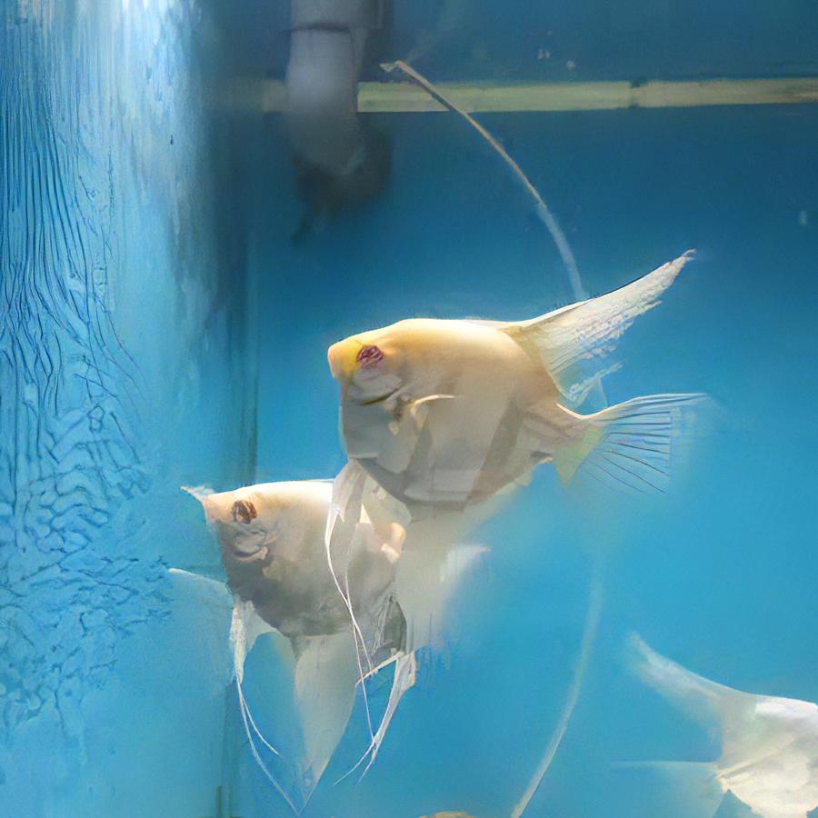 Albino Rio Japura Angelfish Pterophyllum Scalare 5cm - Real Aquatics