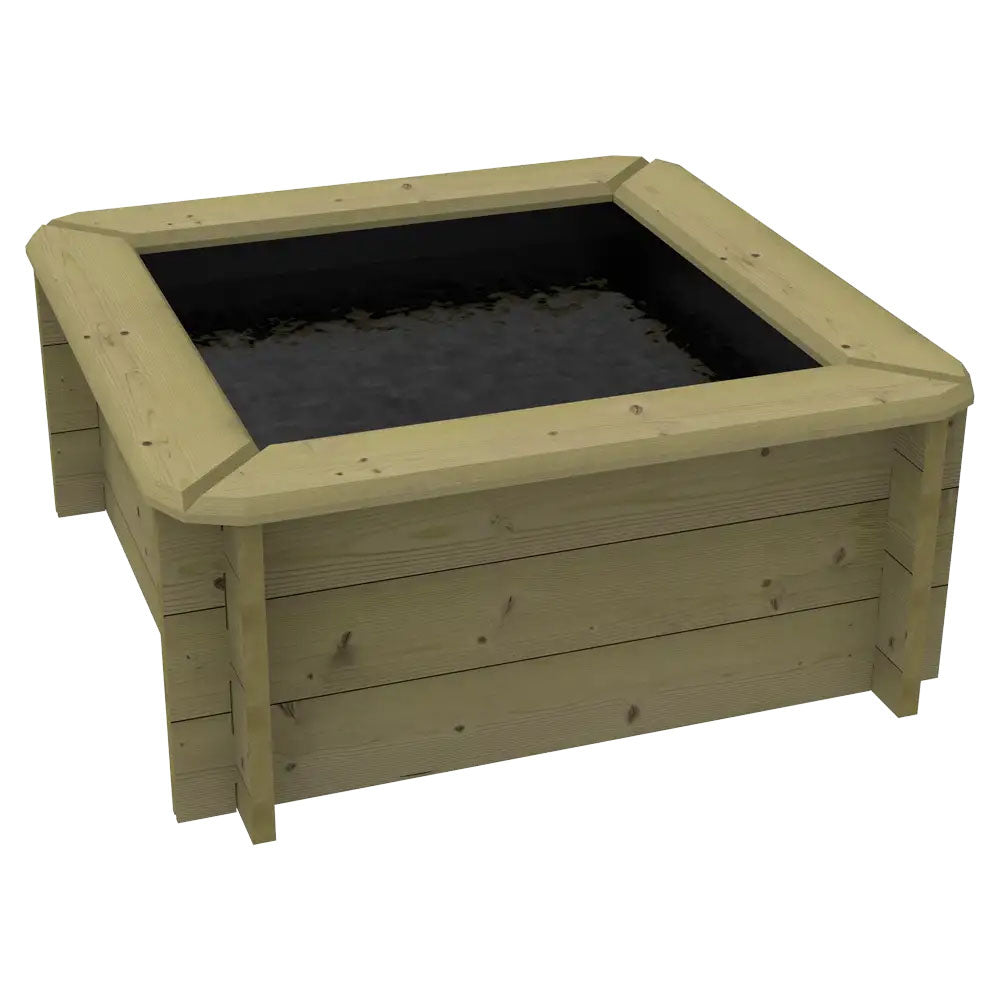 The Garden Timber Company Wooden Fish Ponds 1x1m 429mm Height 221L