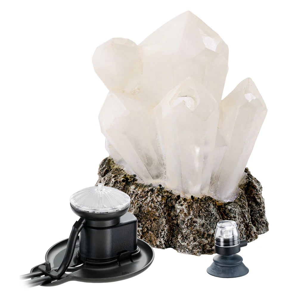Hydor Show Kit Box Crystal Ornament with Aerator and LED Lighting