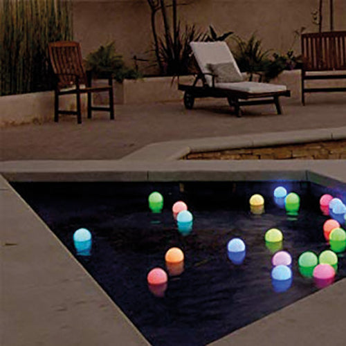 PondXpert PondOrb Solar Floating Lights Colour Mix or White (Set of 4)
