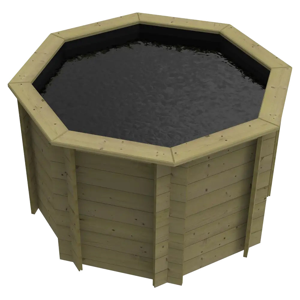 The Garden Timber Company Wooden Fish Ponds 6ft Octagonal 1099mm Height 2150L