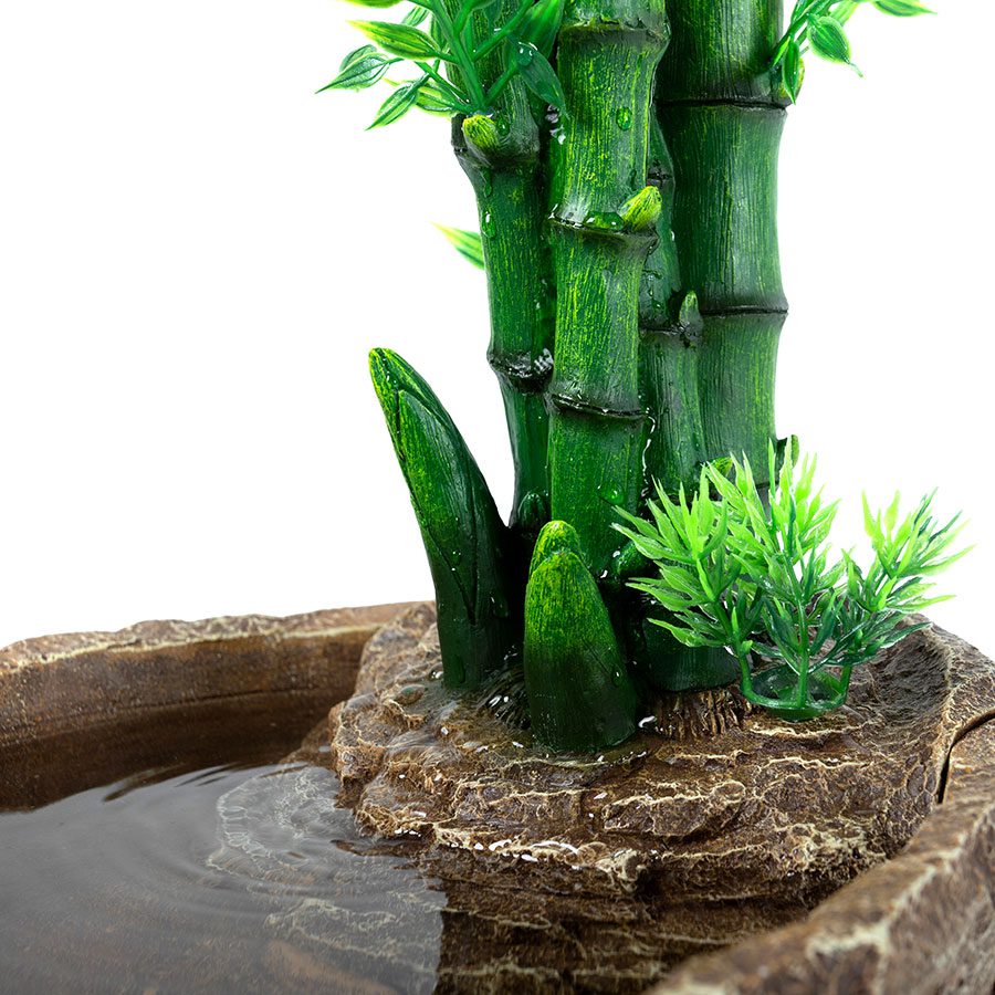 ReptiZoo Bamboo Plant Dripper 2in1 Height Adjustable