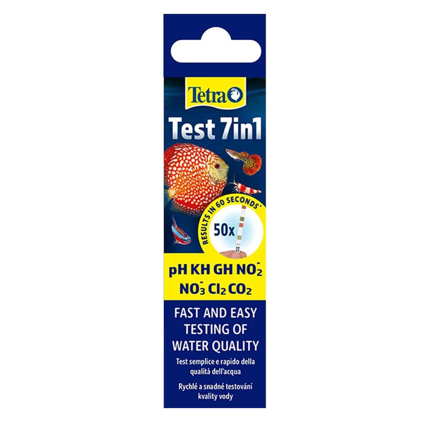 Tetra Test 7 in 1 Aquarium Water Test Kit (50pk)