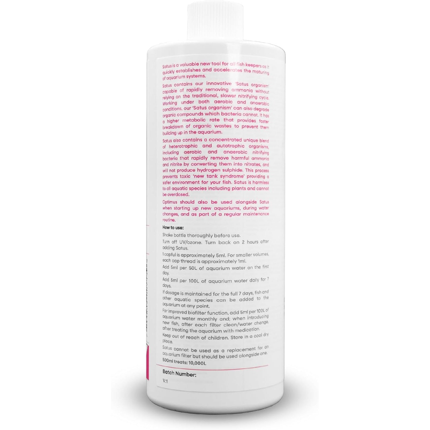 NT Labs Satus Filter Start Accelerated Tank Maturing 3 Sizes