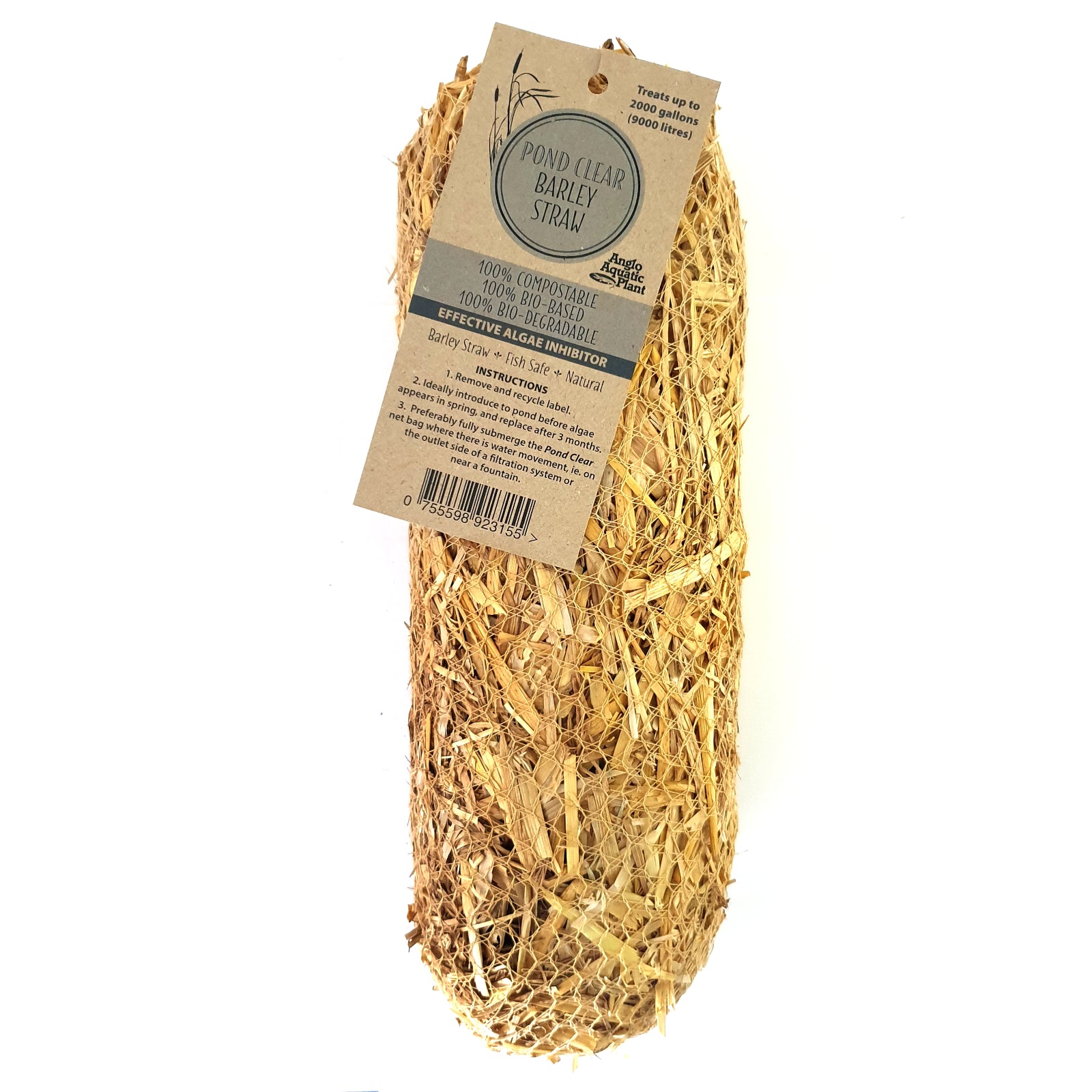 Anglo Aquatics Pond Clear Barley Straw treats 9000L
