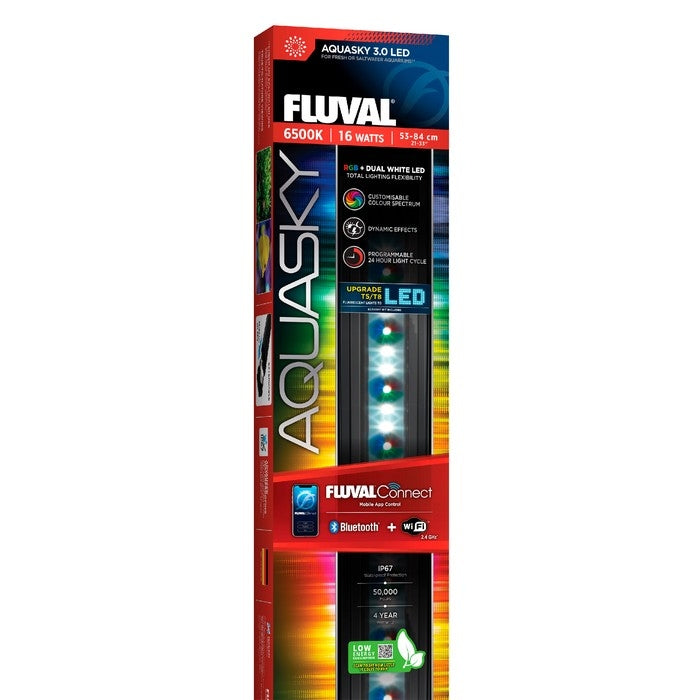 Fluval Aquasky 3.0 LED Aquarium Lighting with WiFi & Bluetooth 7 Sizes