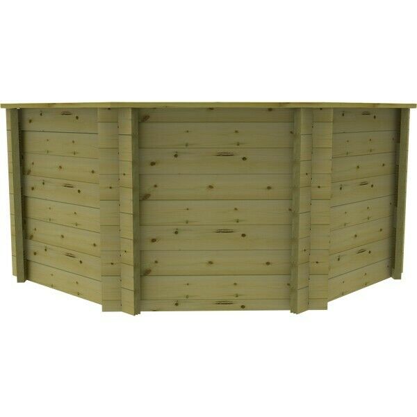 The Garden Timber Company Wooden Fish Ponds 12x8ft Octagonal 1099mm Height 6452L