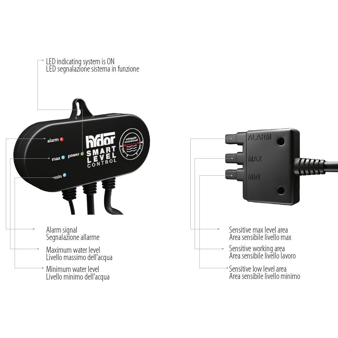 Hydor Smart Level Control Water Level Sensor Alarm