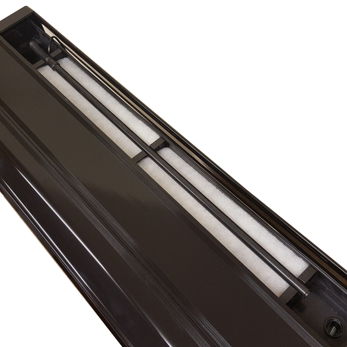 Aquarium Fish Tank 60cm 80L Black / White