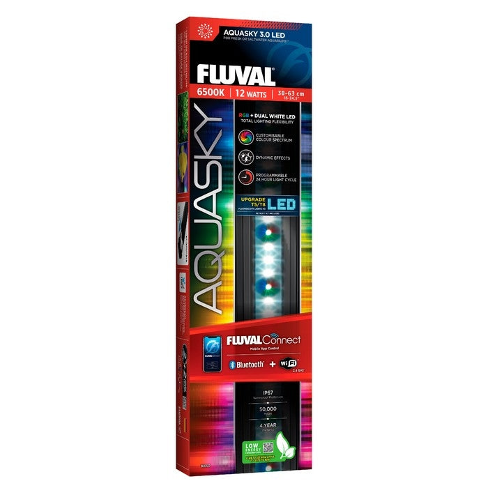 Fluval Aquasky 3.0 LED Aquarium Lighting with WiFi & Bluetooth 7 Sizes