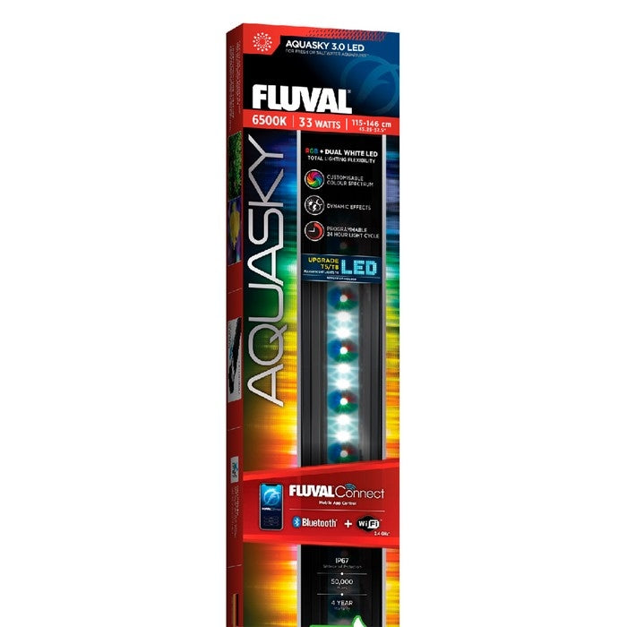 Fluval Aquasky 3.0 LED Aquarium Lighting with WiFi & Bluetooth 7 Sizes
