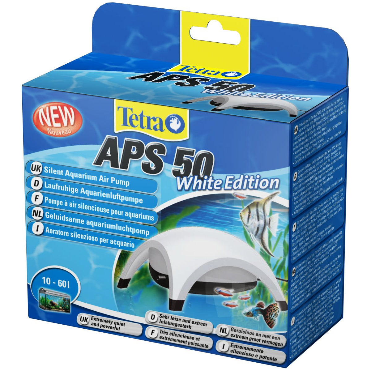 Tetra Aquarium Air Pump APS50 50L/h Tanks <60L