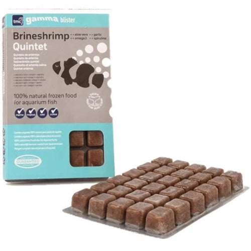 TMC Frozen Fish Food Gamma Blister Brineshrimp Quintet 95g (Case of 10)