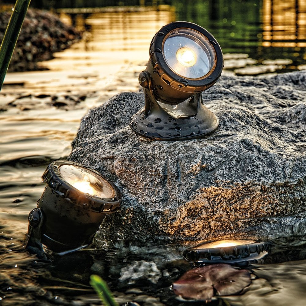Pontec PondoStar LED Warm Pond & Garden Lighting Set of 3