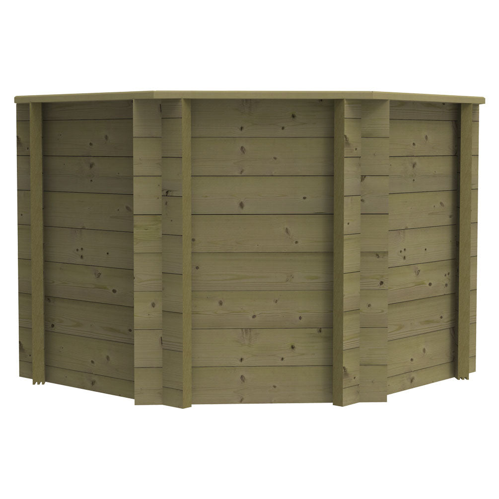The Garden Timber Company Wooden Fish Ponds 6ft Octagonal 1099mm Height 2150L