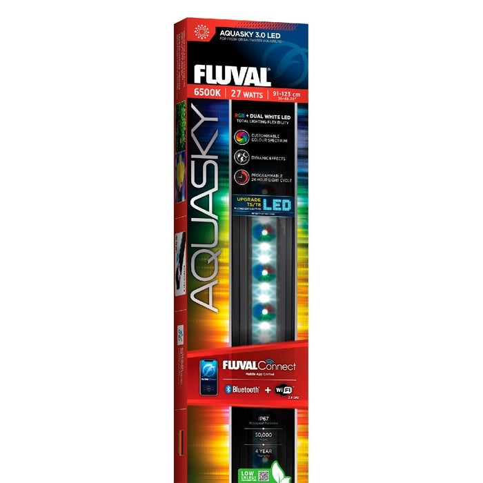 Fluval Aquasky 3.0 LED Aquarium Lighting with WiFi & Bluetooth 7 Sizes
