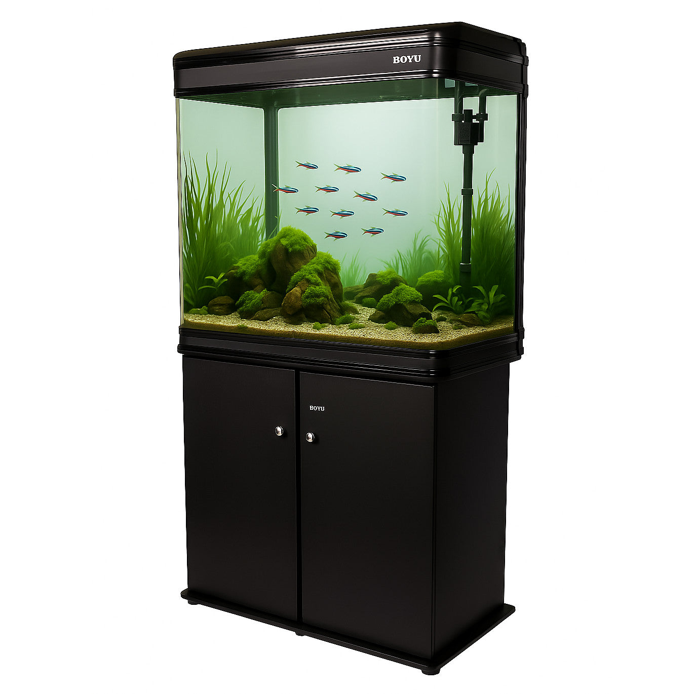 Boyu Modern Aquarium Fish Tank LZ-810 198L 2 Colours