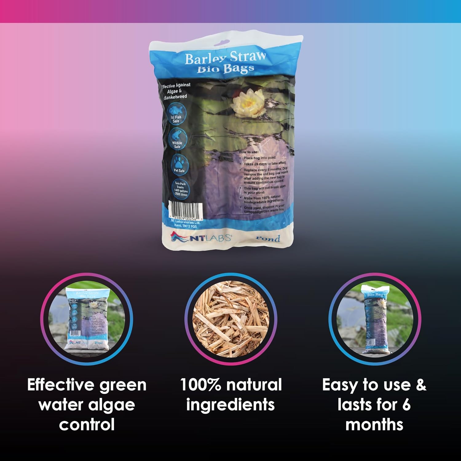 NT Labs Barley Straw Bio Bags