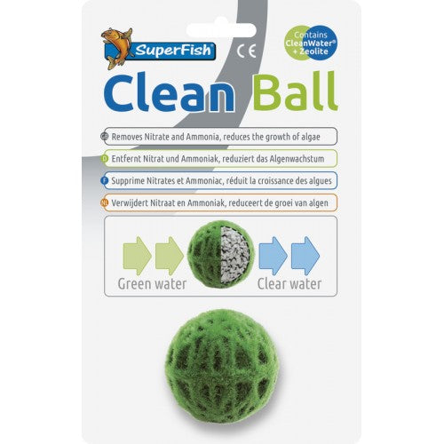 SuperFish Clean Ball Moss Decoration Carbon / Zeolite Filter Media