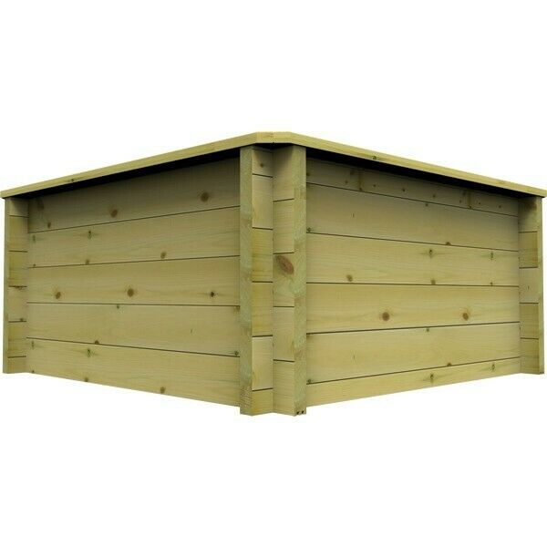 The Garden Timber Company Wooden Fish Ponds 1.5x1.5m 831mm Height 1189L