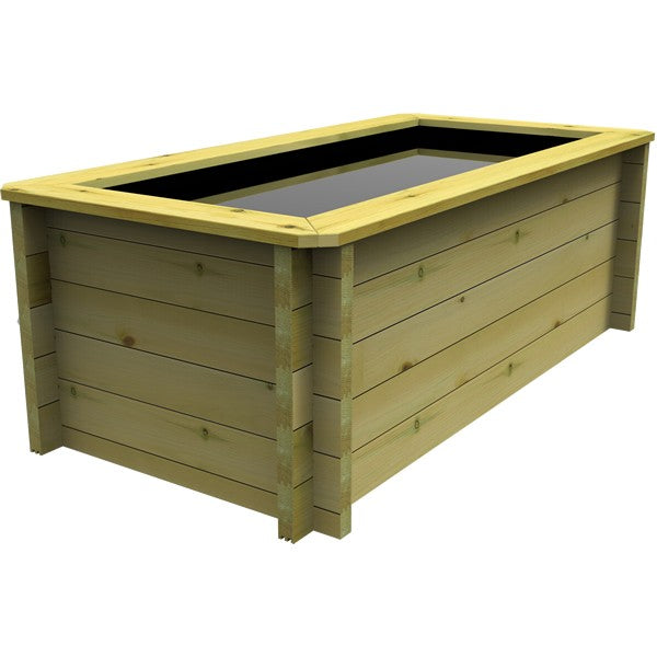 The Garden Timber Company Wooden Fish Ponds 2x1m 697mm Height 823L