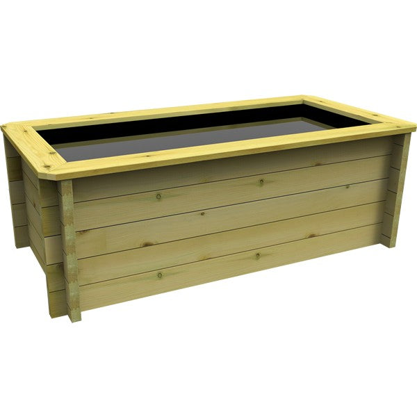 The Garden Timber Company Wooden Fish Ponds 2x1m 697mm Height 823L